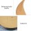 12 Inch Turntable Cork Mat Record Player Pad for 3