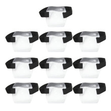 10 piezas de brazalete porta credencial ajustable impermeable
