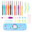 12Pcs Color TPR Soft Handle Crochet Set DIY Hand 3