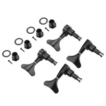 2L2R Bassgitaar met visstaartvormige knop en gesloten behuizing
