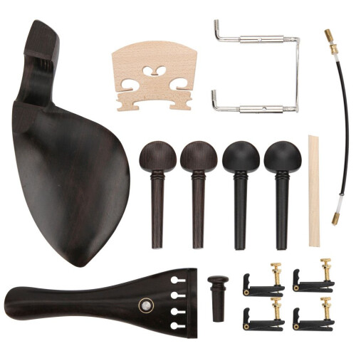 Stämskruvar i ebenholts för 4/4 violindelar 2