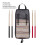 Drum Stick Bag Set Drumsticks Mallet Case with 2 5
