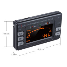 Draagbaar instrument 3-in-1: metronoom, stemapparaat en toonregeling