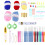 Strickset DIY Blaue Chrysantheme Kunststoff 4