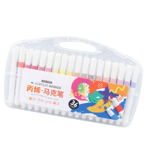 36 Acrylfarbmarker, satte Farben, schnell 2