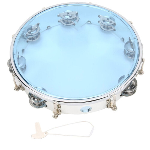 MBAT Tambourine Adjustable Double Row 10in