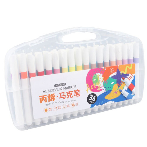 36 Acrylfarbmarker, satte Farben, schnell 1