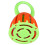 Handled Cage Bell Babies Rattle Orff Plastic Kids 5