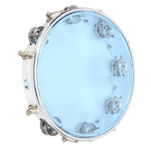 MBAT Tambourine Adjustable Double Row 10in 2
