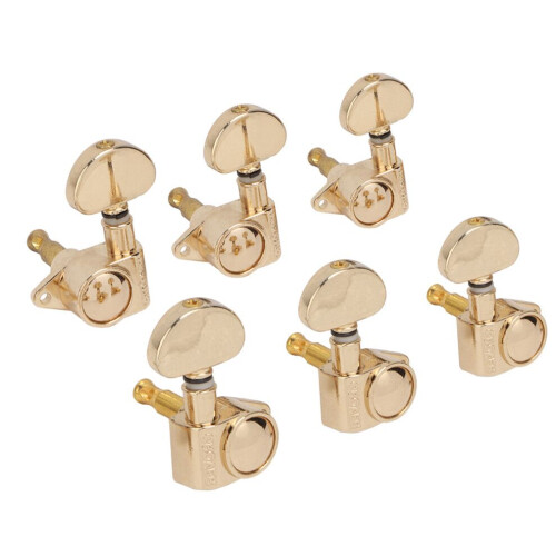 6 set 3R3L guldpläterade gitarrstämskruvar 2
