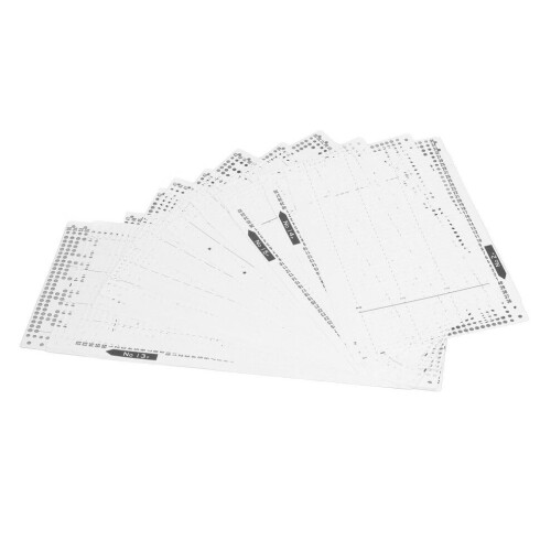 15Pcs Knitting Machine Punch Card Rich Style Soft 2