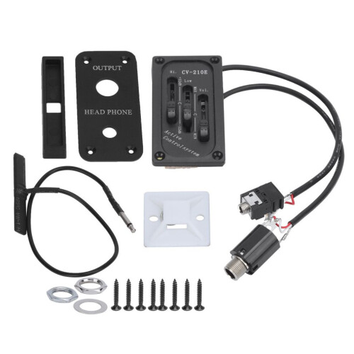 Viool-pickup, instelbare stille EQ-equalizer