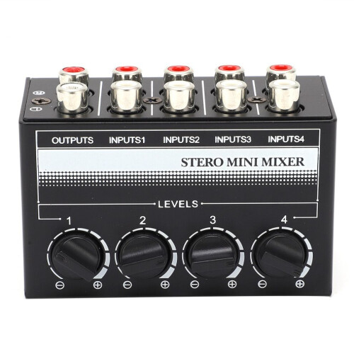 Stereo minimixer passieve audiosignaalcontroller 2