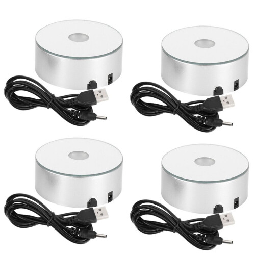 4Pcs Light Base For Crystal Ball Art LED Display