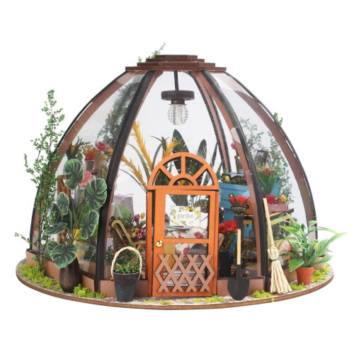 DIY Flower Room Model HandMade Wooden Creativity 1