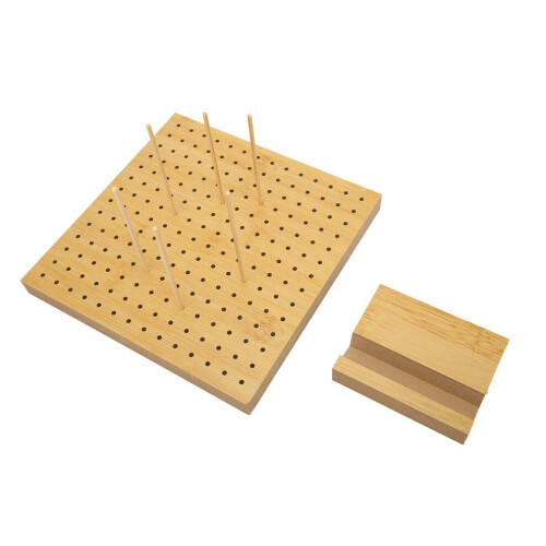 Virkblockbräda med 6 stift, 3 mm hål 1