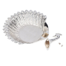 Bonboniere aus Silber, exquisiter, wunderschöner Schwan