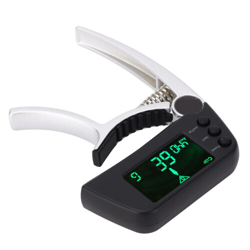 2-in-1 Gitarren-Capo-Tuner mit digitalem LCD-Display 1