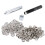 Set van 100 oogjes (holle messing oogjes) 3