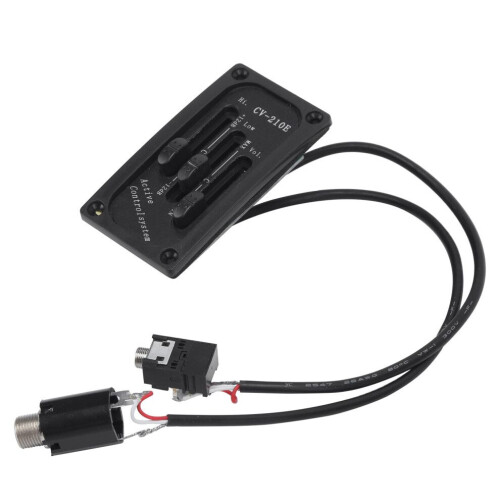 Viool-pickup, instelbare stille EQ-equalizer 2