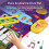 Musical Mat Piano Keyboard & Drum Mat with 2 5