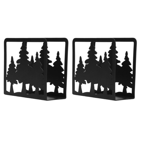2pcs Tree Napkin Holder Hollow Out Tree Pattern 1