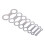 8PCS Saxophone Pad Repair Kit Metal Silver Light 3