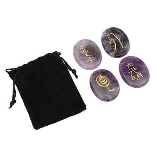4 Stück Reiki-Symbolsteine mit glatterer Oberfläche 1