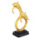 Figurine dauphin couleur or, élégante, simple et durable 1