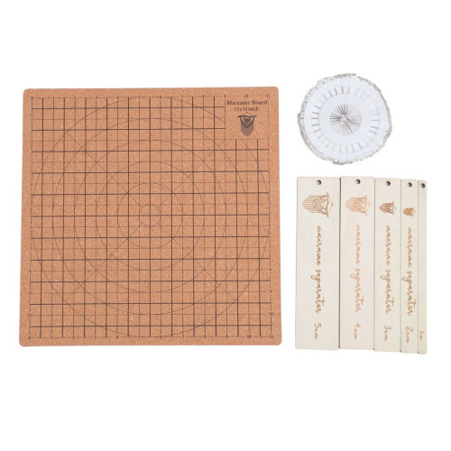Macrame Board 11.8x11.8inch Reusable Grids Double