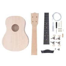 DIY-Ukulelen-Set, 24 Zoll, handbemalt, Mahagoni