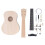 DIY-Ukulelen-Set, 24 Zoll, handbemalt, Mahagoni 1
