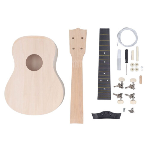 DIY-Ukulelen-Set, 24 Zoll, handbemalt, Mahagoni