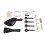 15Pcs Violin Accessories Kit 3/4 4/4 Full Size 5