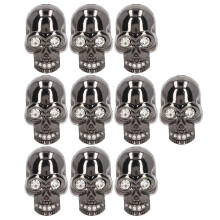 10 stuks doodskopklinknagels in gotische stijl, modieuze doodskop