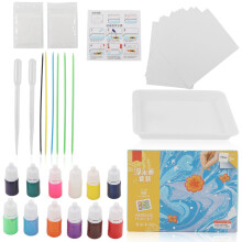 Kit de pintura marmolada para manualidades, 12 colores, 6 ml