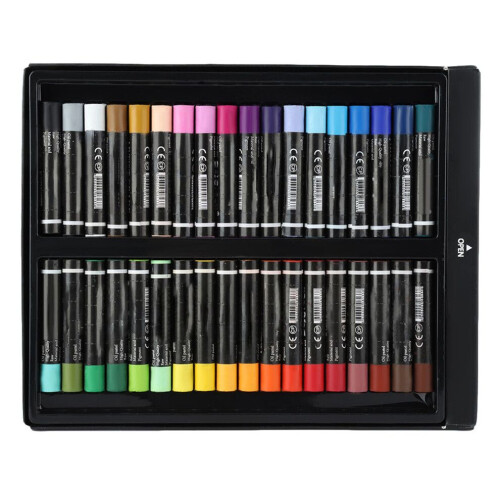 DelGreen 12/24/36 Farben Öl-Rundpastell-Set