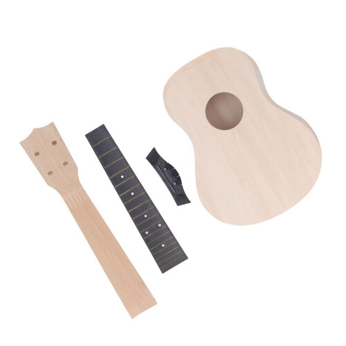 DIY-Ukulelen-Set, 24 Zoll, handbemalt, Mahagoni 1