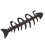 Fish Bones Towel Rack Wall Mounted 4 Hooks 5