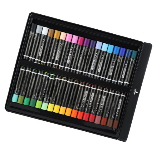 DelGreen 12/24/36 Farben Öl-Rundpastell-Set 1