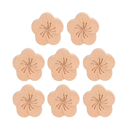 8 Pcs Essential Oil Car Diffuser Plum Flower Shape