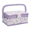 Sewing Tool Basket with Removable Tray Portable 4