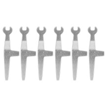 6 llaves para máquina de tejer de acero inoxidable