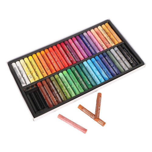 48 Farben Ölpastell-Set, weich, sicher, deckend, einfach 2