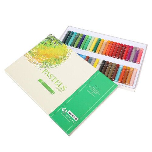 Ensemble de 48 pastels à l'huile épais, lavables 1
