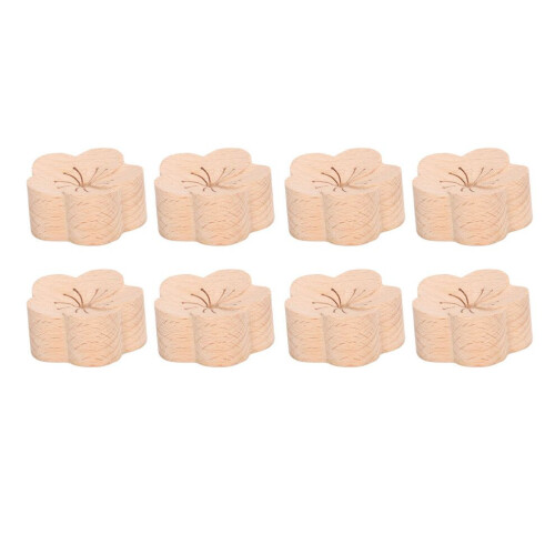 8 Pcs Essential Oil Car Diffuser Plum Flower Shape 1