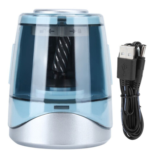 Sacapuntas eléctrico azul totalmente automático
