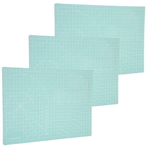 3-teiliges Schneidematten-Set A4 Mintgrün Modell Schneidepad Papier 1