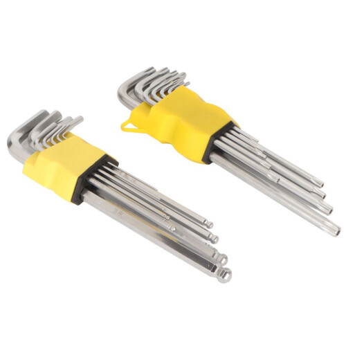 18pcs Hex Wrench Set Right Angle Long Arm Hex Key 1