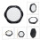Lightweight 10 Inch Silent Plastic Drum Pad 5